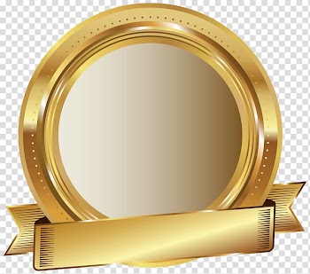 Dietary supplement Goldenseal Herb American ginseng Tincture, Golden Seal , round gold plate and ribbon illustration transparent background PNG clipart