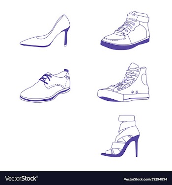 different shoes