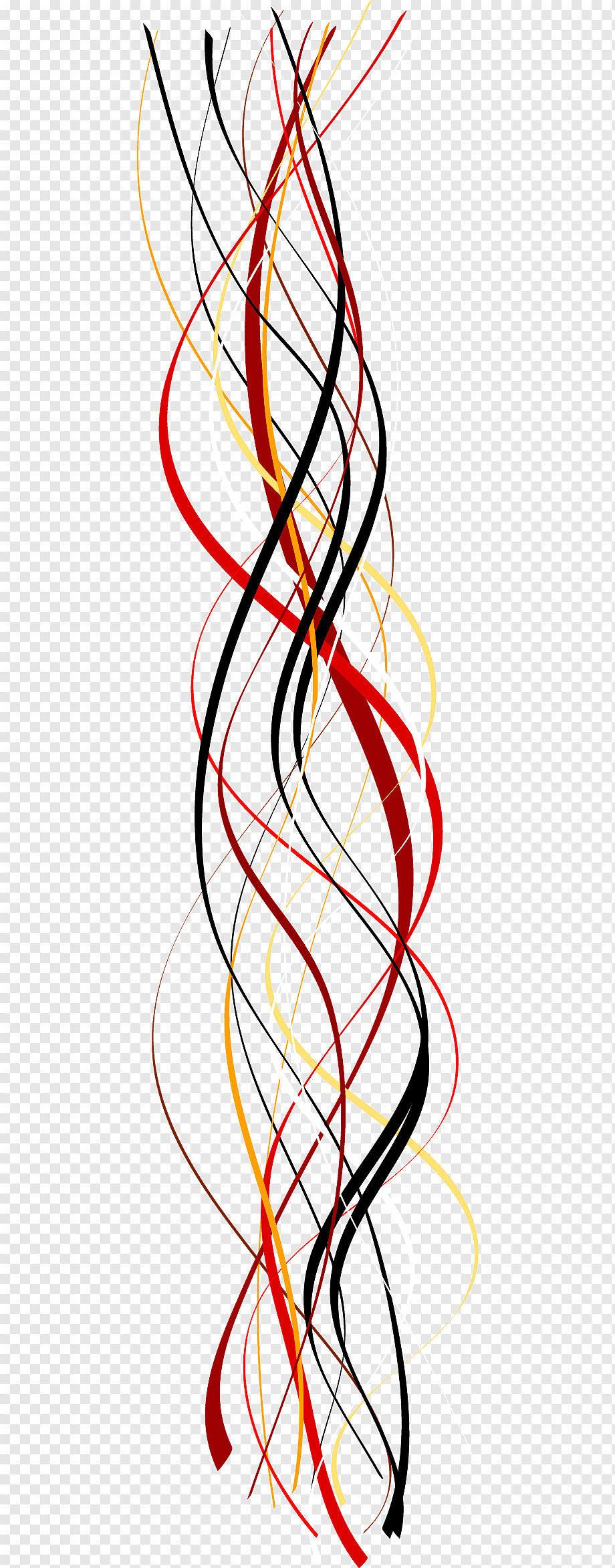 Differential geometry of curves Differential geometry of curves Line Euclidean, Colorful abstract geometric curve lines, red, black, and white swirl, angle, color Splash, geometric Pattern png