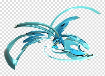 Digital art Abstract art Cinema 4D, abstract 3d transparent background PNG clipart