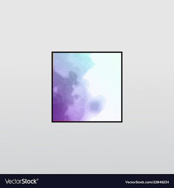 Digital art double picture in color on the wall vector image