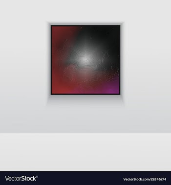 Digital art double picture in color on the wall vector image
