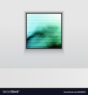 Digital art double picture in color on the wall vector image
