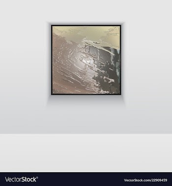 Digital art double picture in color on the wall vector image