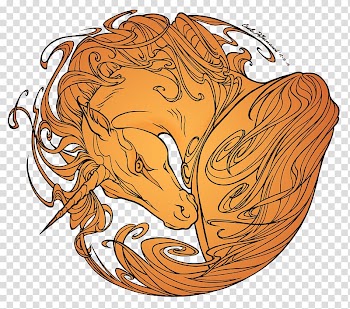 Digital art Drawing , Watercolor unicorn transparent background PNG clipart