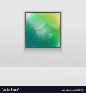 Digital art picture color on the wall in web vector image