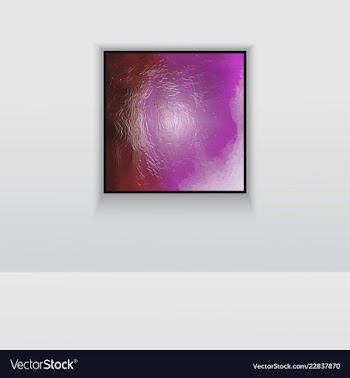 Digital art picture color on the wall in web vector image