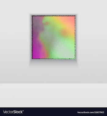 Digital art picture color on the wall in web vector image