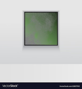 Digital art picture color on the wall in web vector image