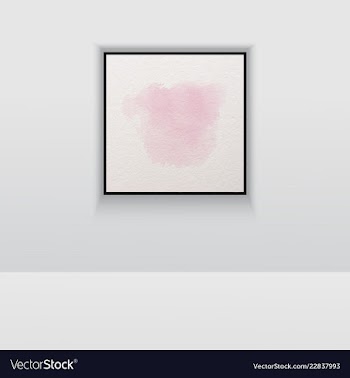 Digital art picture color on the wall in web vector image
