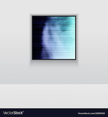 Digital art picture color on the wall in web vector image