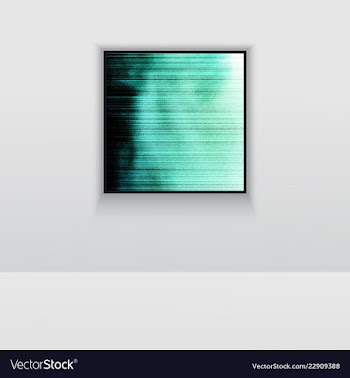 Digital art picture color on the wall in web vector image