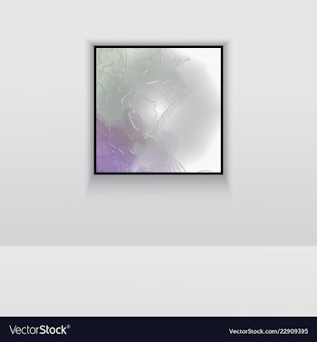 Digital art picture color on the wall in web vector image