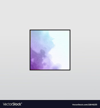 Digital art picture in hot red color on the wall vector image