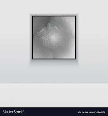 Digital art picture in hot red color on the wall vector image