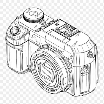 Digital camera png sticker, vintage | Free PNG - rawpixel