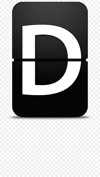 Digital data Numerical digit Icon - Flop letter D png download ...