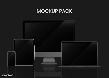 Digital device mockup set | Free stock vector - 584510