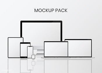 Digital device mockup set | Free stock vector - 584533