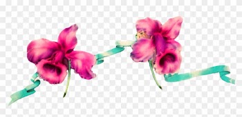 Digital Flower Border Design - Digital Flowers Border Design