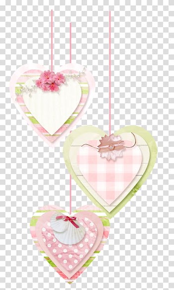 Digital frame Flickr, Red Hearts transparent background PNG clipart