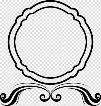 Digital frame illustration, Scalable Graphics frame, Hand drawn black frame transparent background PNG clipart