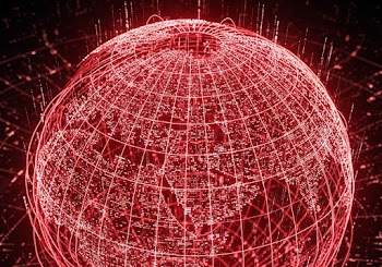 Digital Globe Network Visualization