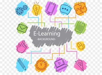 Digital learning Digital data Icon - Digital Learning Vector Background 