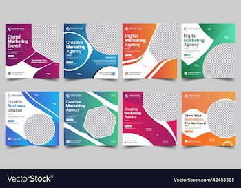 digital marketing agency social media post design