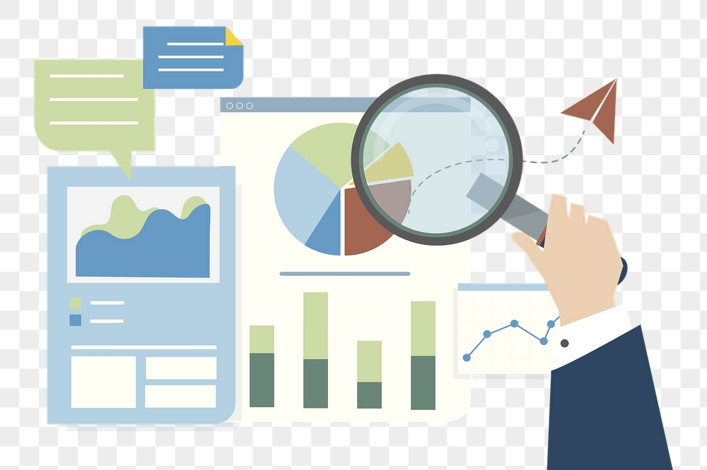 Digital marketing analyst png cartoon | Free PNG - rawpixel