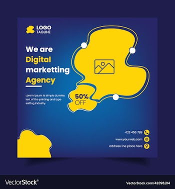 digital marketing banner for social media post