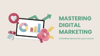 Digital marketing course template, 3D | Free PSD Template - rawpixel