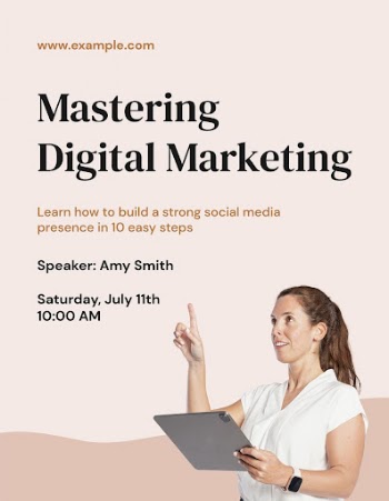Digital Marketing course template, ad | Free Vector Template - rawpixel