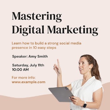 Digital Marketing course template, Instagram | Free Vector Template - rawpixel