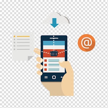 Digital marketing E-commerce Business Web banner Service, phones and hands transparent background PNG clipart