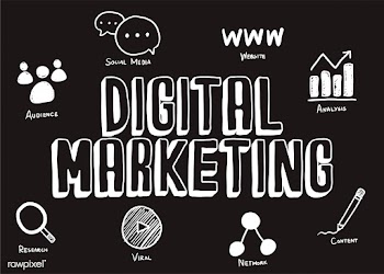 Digital marketing illustration | Free stock vector - 457383