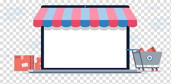 Digital marketing Online shopping Sales E-commerce Retail, store transparent background PNG clipart