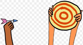 Digital marketing png, target doodle | Free stock illustration | High Resolution graphic