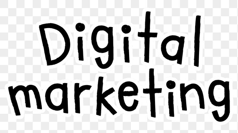 Digital marketing png word sticker | Free PNG - rawpixel
