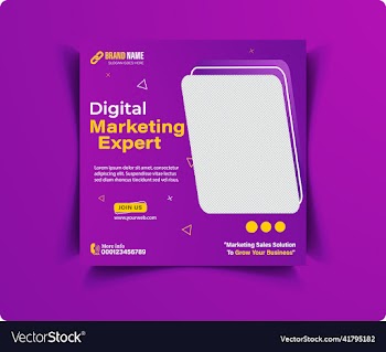 digital marketing social media post template