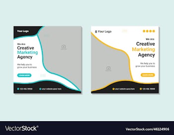 digital marketing social media post template