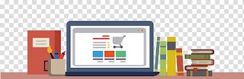 Digital marketing Web banner, creative flat notebook transparent background PNG clipart