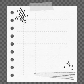 Digital note png grid paper element in… | Free stock illustration | High Resolution graphic