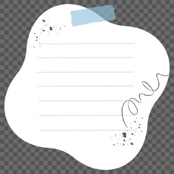 Digital note png lined paper element in… | Free stock illustration | High Resolution graphic