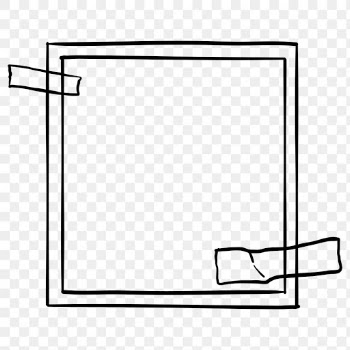Digital note png photo frame element in hand… | Free stock illustration | High Resolution graphic