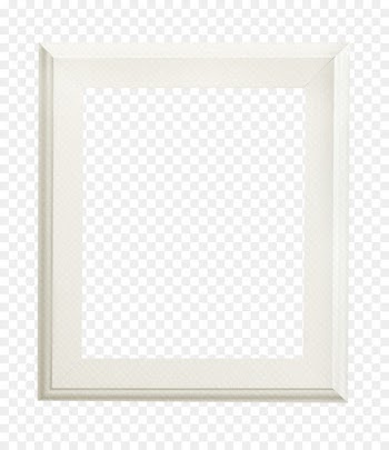 Digital photo frame Wood Picture frame - Simple white wood frame 