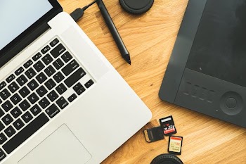 Digital Photography Flatlay
