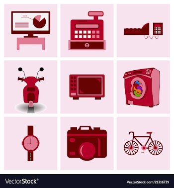 Digital photography sign symbols digital vector image