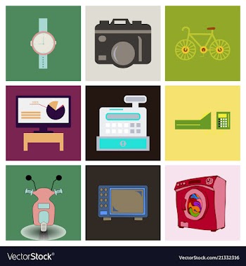 Digital photography sign symbols digital vector image