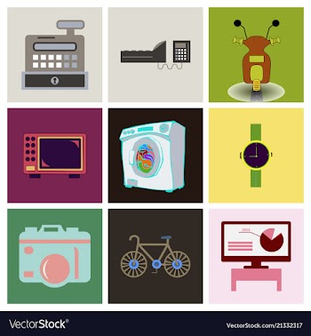 Digital photography sign symbols digital vector image